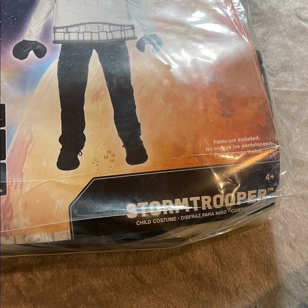 LEGO Stormtrooper Child Costume - Black and White NEW 4-6